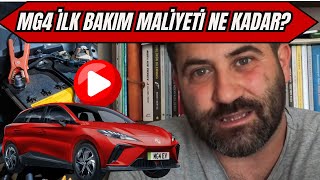 MG4 İlk BAKIM Maliyeti Ne Kadar [upl. by Ahsykal]