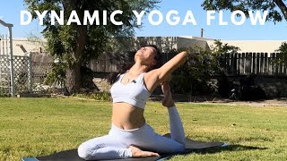 Dynamic Power Vinyasa  A Challenging Flow with Funky  Creative Transitions [upl. by Liana265]