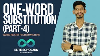 One Word Substitution Part 4  Words Related to Killer amp Killing  English Vocabulary for Exams [upl. by Eened562]