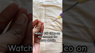 How to thread a punch needle for beginners punchneedle threadingwork embroidery [upl. by Adina742]