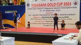 Yogasana Gold Cup 2024  Sarusajai Stadium Guwahati yoga [upl. by Ettinger]