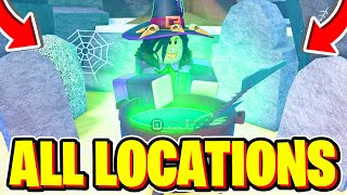 How To GET ALL INGREDIENT LOCATIONS In Fisch WITCH QUEST FISHFRIGHT EVENT Roblox [upl. by Dorri689]