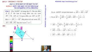 Bai 32 Tích Một Số Với 1 VecTơ 4 Dạng Bài Tập Cơ Bản [upl. by Othe]