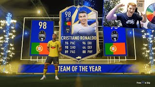 OMFG I PACKED TOTY CRISTIANO RONALDO FIFA 21 Pack Opening [upl. by Weiler]