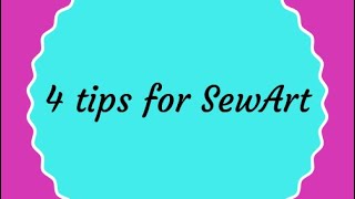 SewArt  4 Tips for Digitizing with SewArt [upl. by Lewiss]