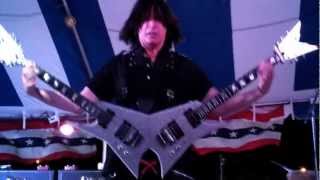 Michael Angelo Batio  Double Neck Guitar Solo  Live  NEX Pearl Harbor HI  9112 [upl. by Daffie]