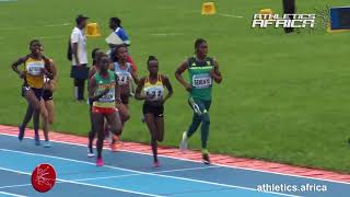 Women 800m Round 1 Heat 1  Asaba 2018 African Athletics Championships [upl. by Alrad]