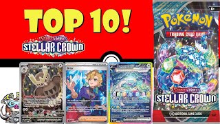 Top 10 Cards from Stellar Crown These WILL Change the Game Pokemon TCG News [upl. by Aneram]