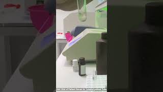 Blood SugarGlucose Test Procedure Semiautomatic bloodsugartest science fastingsugar [upl. by Barcot]