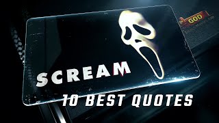 Scream 1996  10 Best Quotes [upl. by Nulubez]