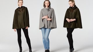 How to Make a Cape Coat  Teach Me Fashion [upl. by Anaujahs]