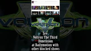 Watch Voltron The Third Dimension on Dailymotion [upl. by Oicnedif]