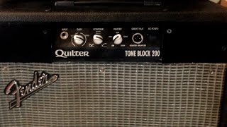 Fender Princeton Recording Amp Converted to Quilter ToneBlock 2x8 combo [upl. by Sidhu]