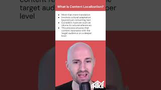 Content Localization A Beginners Guide shorts seo [upl. by Nylteak322]