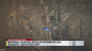 Investigation underway after evidence of 10 to 20 human skulls found at southeastern New Mexico prop [upl. by Gawain483]