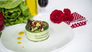 Recipe Cucumber Salad Ring by We Care You Enjoy [upl. by Aldred]