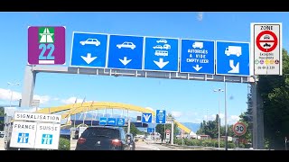 Things to know before entering Switzerland by road  Border Control  Swiss Motorway Vignette [upl. by Ahsimet]