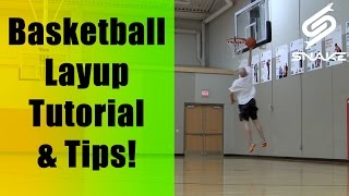 Basketball Layup Tutorial  How To Footwork Tips And Fundamentals For Beginners [upl. by Nemajneb297]