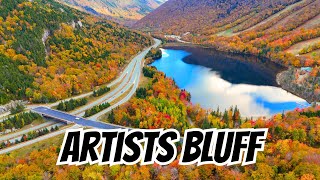 Incredible Peak Fall Foliage  Artists Bluff New Hampshire [upl. by Ajax]