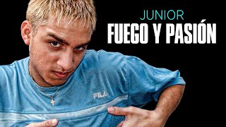 Junior  Fuego y pasion  Video Lyrics [upl. by Imelida238]