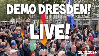 ❗ LIVE ❗ DEMO Dresden mit Maximilian Krah AfD 🇩🇪 Elmar Gehrke 🗣 ua für Frieden amp Freiheit 🕊 Sachsen [upl. by Shir967]