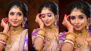 Reception Bridal Makeup Look  Bridal Makeup Tutorial By Makeup Artist Tapasi Das [upl. by Tybalt]