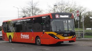 Buses at Sutton in Ashfield  November 2023 [upl. by Anij]