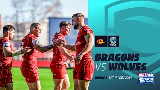 Highlights  Catalans Dragons v Warrington Wolves  2024 Betfred Super League Round 1 [upl. by Wemolohtrab]