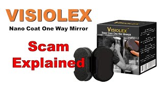 VISIOLEX nano coat reviews  Visiolex Nano Coat One Way Mirror scam on Social Media [upl. by Bullivant514]