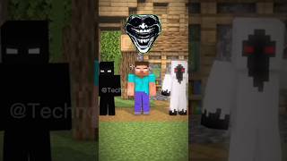 Minecraft herobrine funny sigma short🤣🗿 minecraft proboiz95 technogamerz gamerfleet junkeyy [upl. by Zurek]