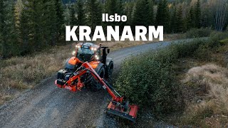 Ilsbo AT 500 R  Buskröjare och kranarm [upl. by Yeruoc]