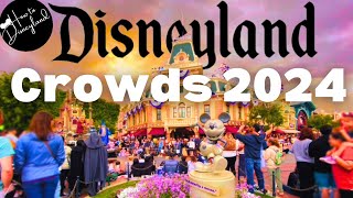 MUST know dates 4 crowds at Disneyland in 2024 [upl. by Anitnegra463]