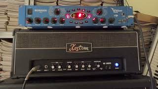 Kustom KG100HFX with KG412 cabinet and Behringer VAmp playthrough [upl. by Tay]