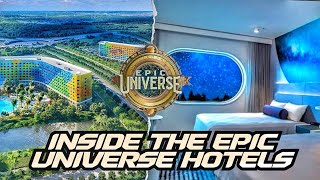 Inside the BRAND NEW Epic Universe Hotels at Universal Orlando Florida [upl. by Ahsenid]