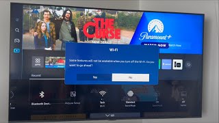 How to turn WiFi Off on Samsung TV  Smart TV 2024 [upl. by Packton]