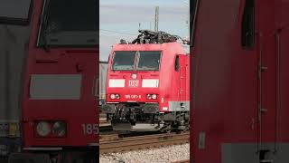 Baufahrzeuge Invasion BR 711 Oberleitungsinstandsetzung vor Br 185 0916 Rangierbahnhof Heilbronn [upl. by Haisa420]