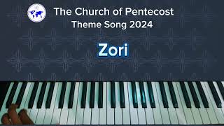 Pentecost theme song 2024 “Zori” ghanapraise pianolessons pianolessonsonline [upl. by Adaline740]