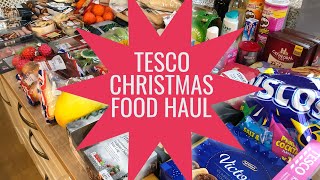 TESCO FESTIVE FAMILY HAUL  TESCO FAMILY FOOD HAUL  CHRISTMAS FOOD SHOP [upl. by Nroht]