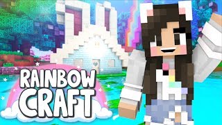 💙 Building a Bunny House Rainbowcraft Ep 4 [upl. by Asusej464]