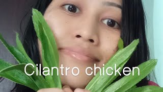 kasing mosla rioi tohan songmani English by c ma sasio mantwi mayatwi Culantro chicken curry [upl. by Nairoc797]