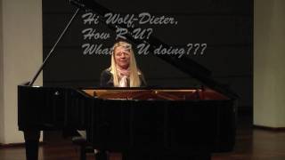 Some fun clips from recording sessions Valentina Lisitsa [upl. by Ingmar]