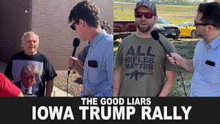 The Good Liars at The Iowa Trump Rally [upl. by Caundra]