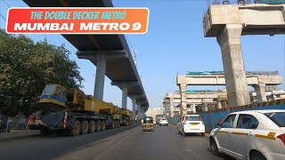 The Double Decker Metro  Dahisar East to Mira Bhayandar  Mumbai  India [upl. by Atimed]