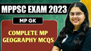 MP GK for MPPSC Prelims 2023 Exam  Complete MP Geography MCQs [upl. by Constantin]