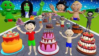 Pagal Bittu Sittu Aur Chirkut Ka Birthday Cartoon  Cake Wala Cartoon  Birthday Cake Cartoon [upl. by Nerraf]