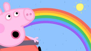 Peppa Pig Playground 🌈  Rainbow  Peppa Pig Full Episodes  Rainy Days with Peppa Pig [upl. by Papotto]