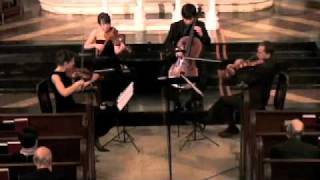 Attacca Quartet Plays Haydn Op 20 no 3  First Movement [upl. by Lerak]