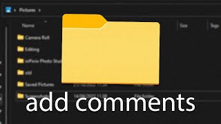 How to Add Comments to Folders on Windows 11 [upl. by Aronos]