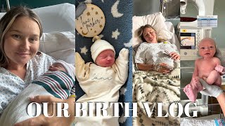 OUR BIRTH VLOG Labor and Delivery of Our First Baby [upl. by Slein724]