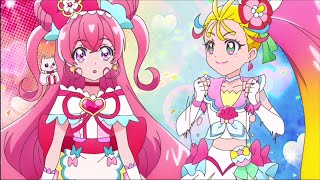 Tropical Rouge Precure baton pass Cure summer x Cure Precious [upl. by Airotnes]